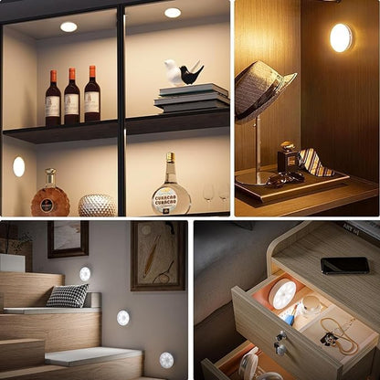 Motion Sensor Light for Home with USB Charging Wireless LED Night Light ( Pack of 2)