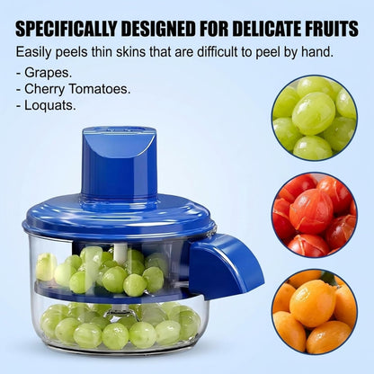 Electric Automatic Garlic, Fruits & Vegetable Peeler Machine with 5-Blade System