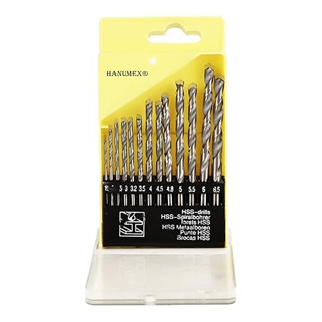 Drill Bits for Wood, Malleable Iron, Aluminium, Plastic