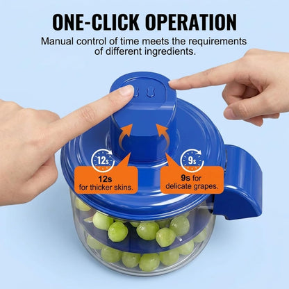 Electric Automatic Garlic, Fruits & Vegetable Peeler Machine with 5-Blade System